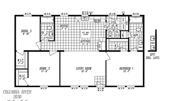 Columbia River Collection Multi-Section / 2030 Layout 94785