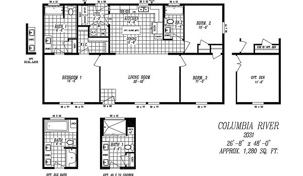 Columbia River Collection Multi-Section / 2031 Layout 94786