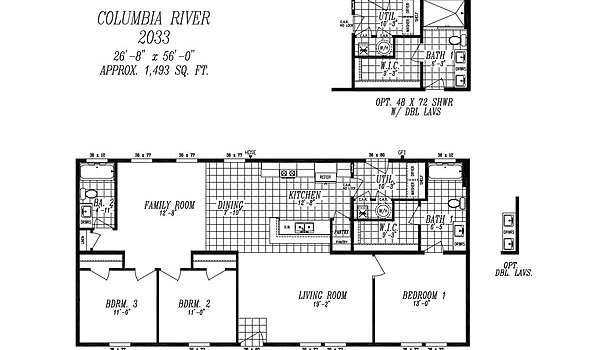 Columbia River Collection Multi-Section / 2033 Layout 94788