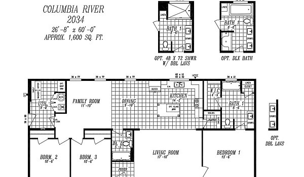 Columbia River Collection Multi-Section / 2034 Layout 94789