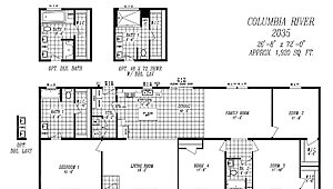 Columbia River Collection Multi-Section / 2035 Layout 94790