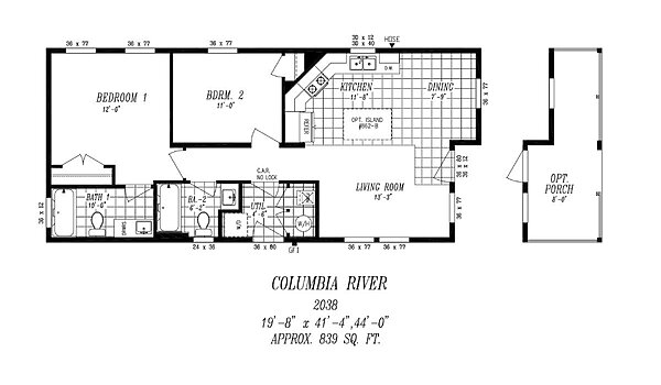 Columbia River Collection Multi-Section / 2038 Layout 94793