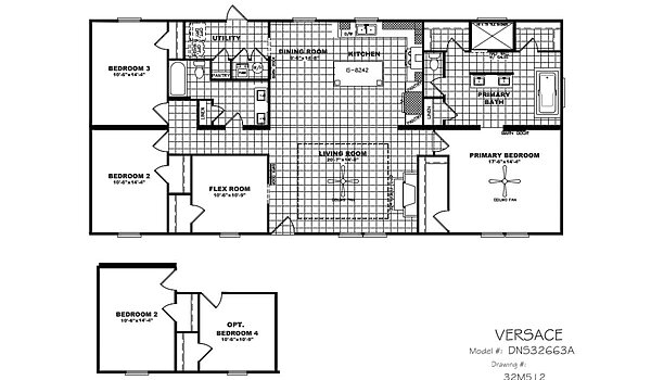 Designer Series / The Versace 32DSN32663AH Layout 101640