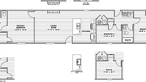 Foothills Series / The Foothills 76 22FTH16763AH Layout 135025