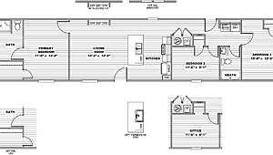 Foothills Series / The Foothills 72 22FTH16723AH Layout 135101