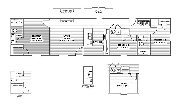Foothills Series / The Foothills 66 22FTH16663AH Layout 135110