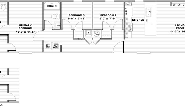 Foothills Series / The Rocky Crest 22FTH16663FH Layout 135112