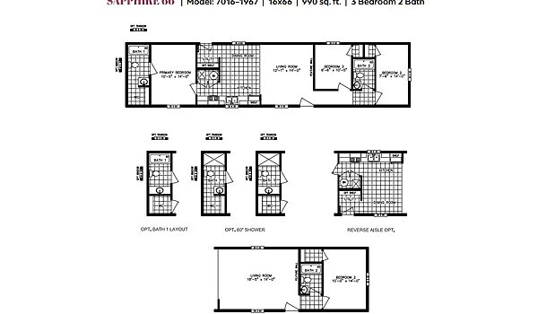 GEM Series / Sapphire 66 7016-1967 Layout 94034