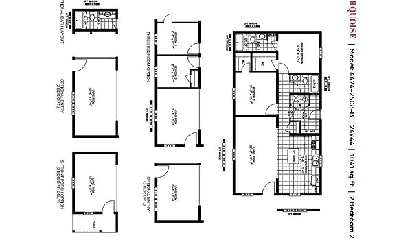 GEM Series / Turquoise 4424-2508-B Layout 94036