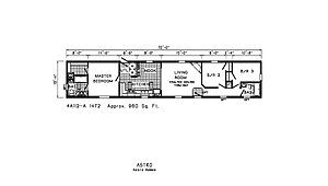 Astro Creations Singlewide / 1A2013-P Layout 132179