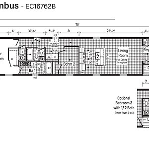 Eastland Concepts / Columbus EC16762B Layout 121577