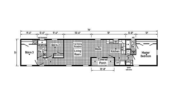 Astro Creations Singlewide / Pluto 16763C Layout 147800