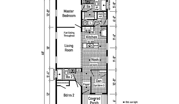 Astro Creations Ranch / Bungalow 12 24482A Layout 147804