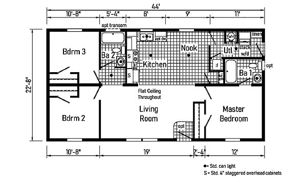 Astro Creations Ranch / Bungalow 11 24443B Layout 147838
