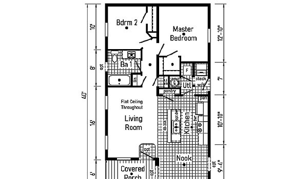 Astro Creations Ranch / Bungalow 8 24402B Layout 147841