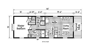 Astro Creations Singlewide / Bungalow 3 16461A Layout 147848