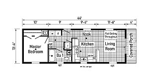 Astro Creations Singlewide / Bungalow 1 14441A Layout 147850