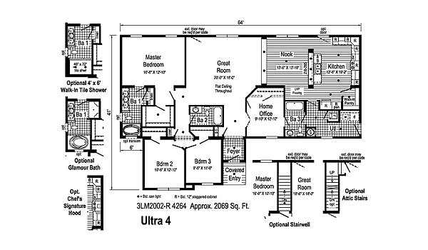 Landmark Ultra / 4 - 3LM2002R Layout 23887