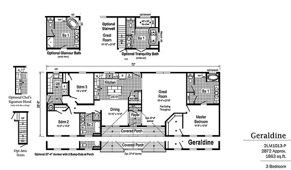 LandMark Ranch / Geraldine 2LM1013-P Layout 24058