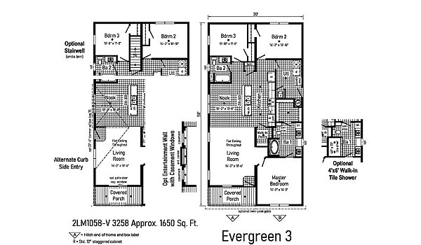 LandMark Ranch / Evergreen 3 2LM1058-V Layout 83804