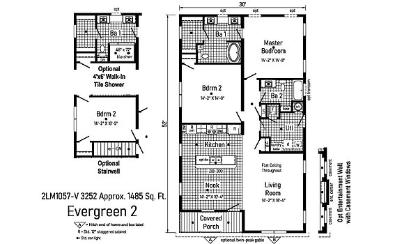 LandMark Ranch / Evergreen 2 2LM1057-V Layout 83805