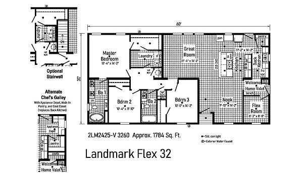 Landmark Flex / 2LM2425-V Layout 83812