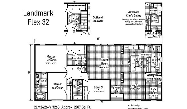 Landmark Flex / 2LM2426-V Layout 83813