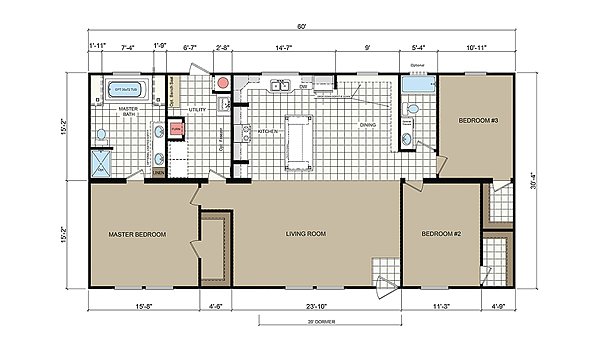 Cypress Manor / Cedarbrooke C0603B Layout 61346