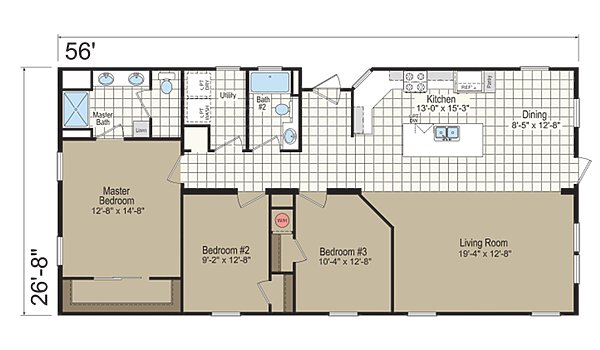 Homes of Merit Community / HOMC 4563C Layout 61426