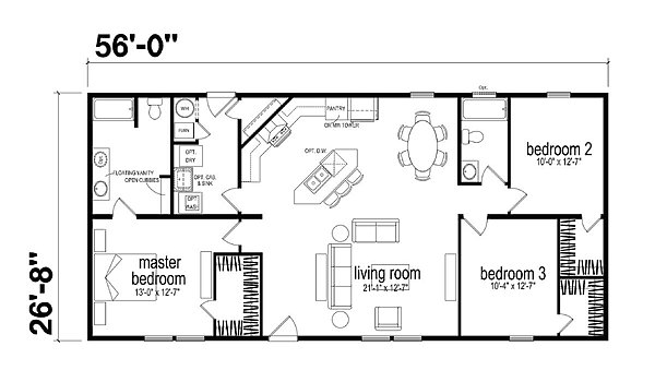 Crestpointe / Pursuit 261 Layout 73988