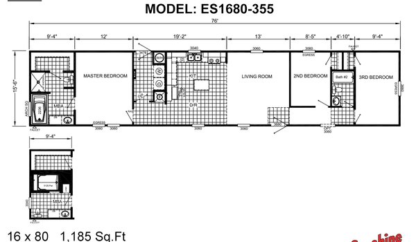 Excel / ES1680-355 (NOW 1680-1001 The Pintail ) Layout 24258