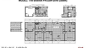 Prime / The Bostick PRI3284-2010 (3Bath) Layout 92496