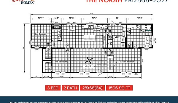 Prime / The Norah PRI2868-2027 Layout 45820