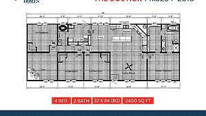 Prime / The Bostick PRI3284-2010 with 8 foot Sidewalls 4+2 Layout 56525