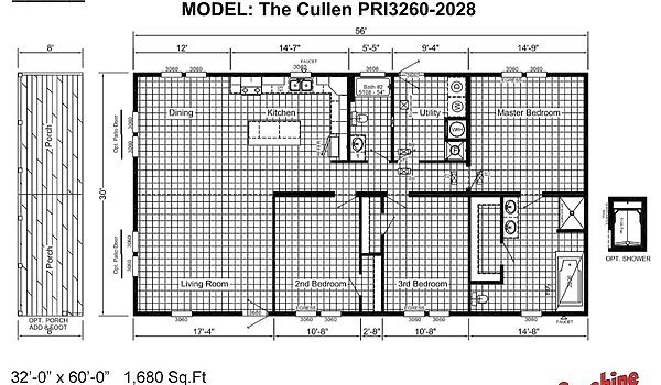 Prime / The Cullen PRI3260-2028 Layout 58996