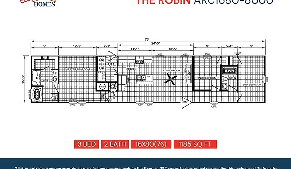 ARC / The Robin ARC1680-8000 Layout 77560
