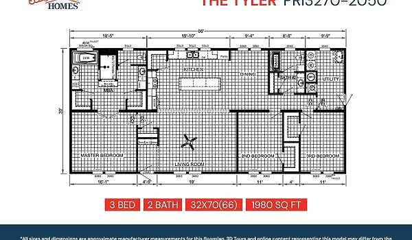 Prime / The Tyler PRI3270-2050 Layout 68450