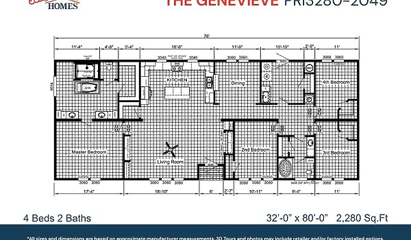 Prime / The Genevieve PRI3280-2049 Layout 121535