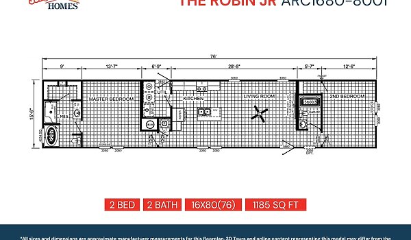 ARC / The Robin Jr. ARC1680-8001 Layout 77559