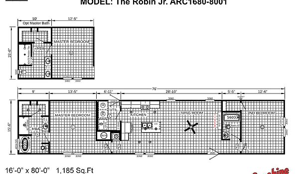 ARC / The Robin Jr. ARC1680-8001 Layout 77559
