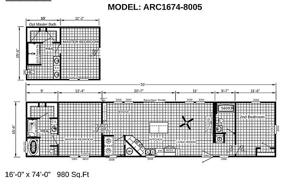 The Arc 8000 9000 / ARC1674-8005 Layout 86500