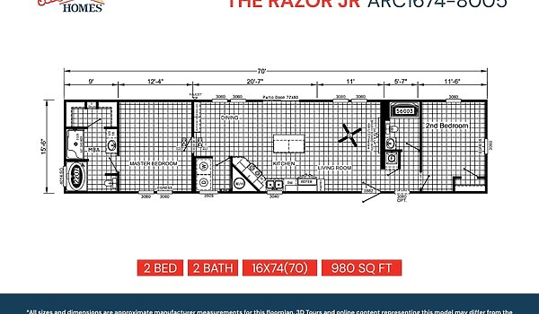 ARC / The Raizer Jr. ARC1674-8005 Layout 86500