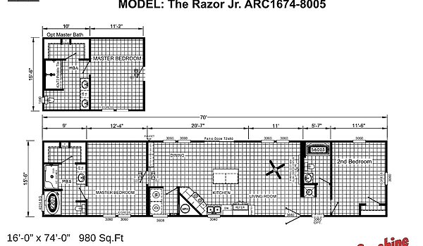 ARC / The Raizer Jr. ARC1674-8005 Layout 86500