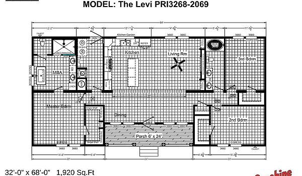 Prime / The Levi PRI3268-2069 Layout 97995