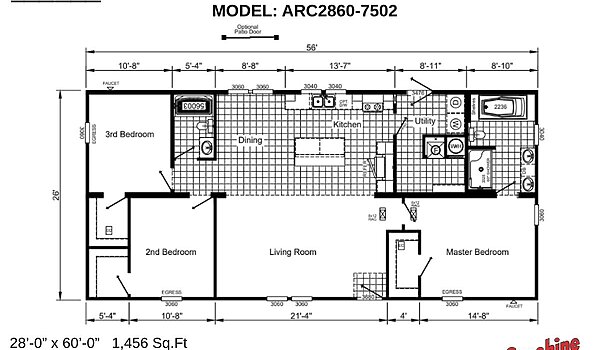 The Arc 7000 / ARC2860-7502 Layout 100200