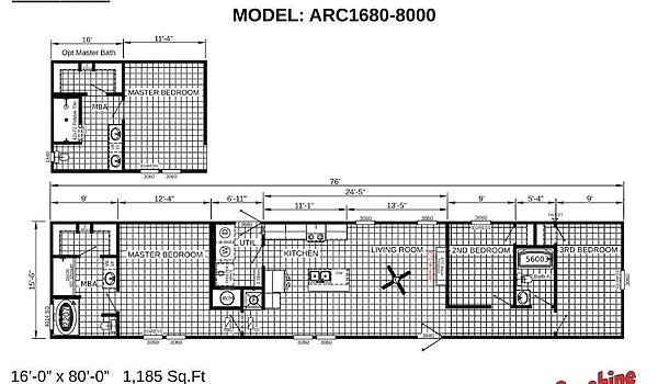 The Arc 8000 9000 / ARC1680-8000 (Standard MBR) Layout 103994