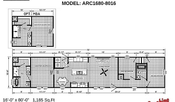The ARC 8000 9000 / ARC1680-8016 Layout 105270