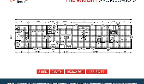 ARC / The Wright ARC1680-8016 Layout 105270