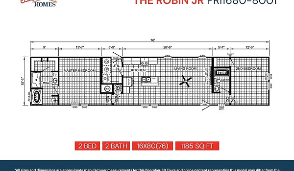 Prime / The Robin Jr. PRI1680-8001 Layout 121299