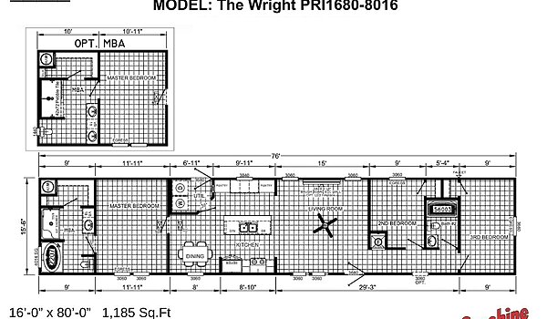 Prime / The Wright PRI1680-8016 Layout 121301
